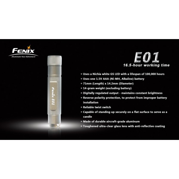 Lanterna LED Fenix E01