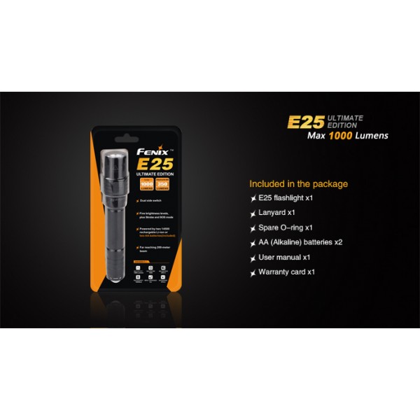 Lanterna LED Fenix E25 Ultimate Edition