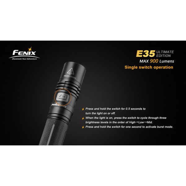 Lanterna LED Fenix E35 UE Ultimate Edition