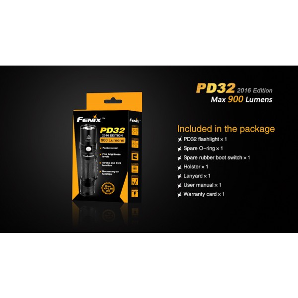 Lanterna LED Fenix PD32 Versiune 2016