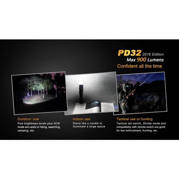 Lanterna LED Fenix PD32 Versiune 2016