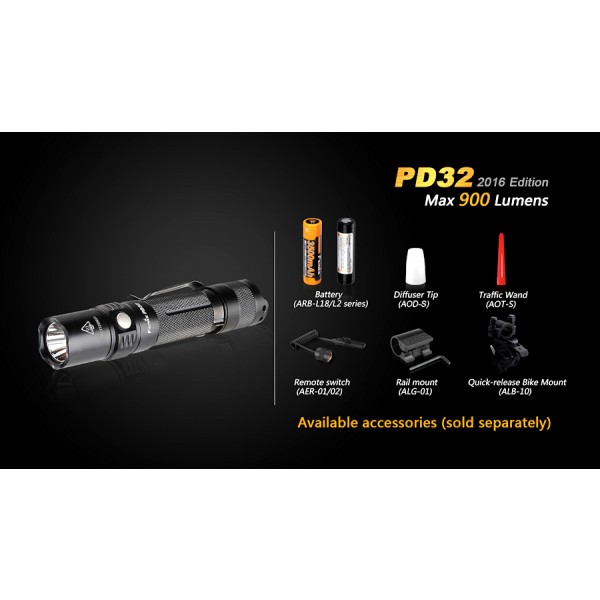 Lanterna LED Fenix PD32 Versiune 2016