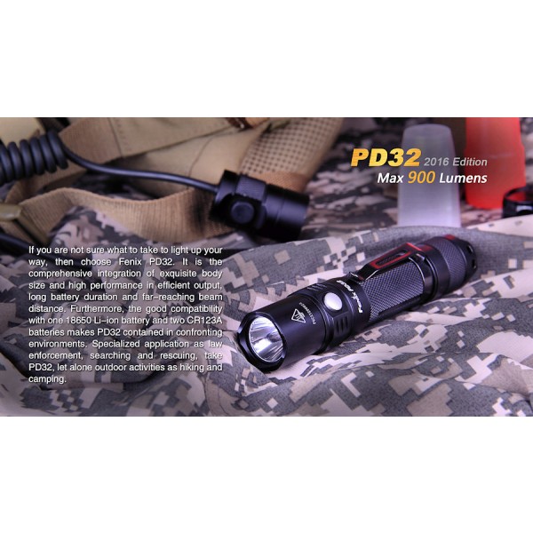 Lanterna LED Fenix PD32 Versiune 2016