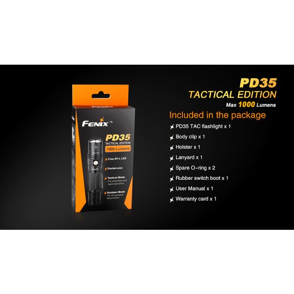 Lanterna LED Fenix PD35 Tactical Edition XP-L
