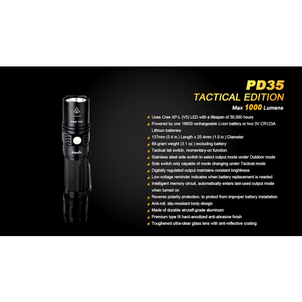 Lanterna LED Fenix PD35 Tactical Edition XP-L