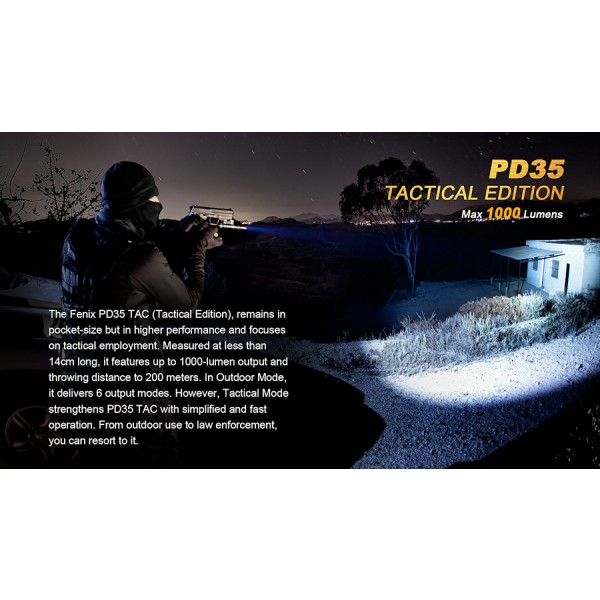Lanterna LED Fenix PD35 Tactical Edition XP-L