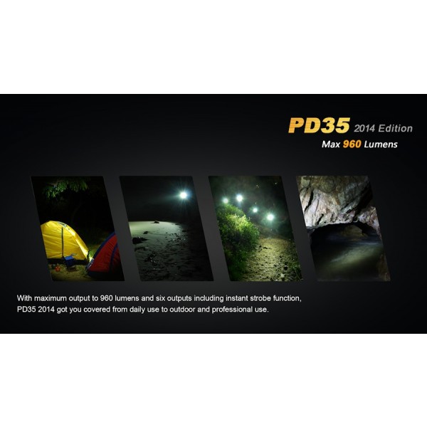 Lanterna LED Fenix PD35 XM-L2 (U2) 960 lumeni