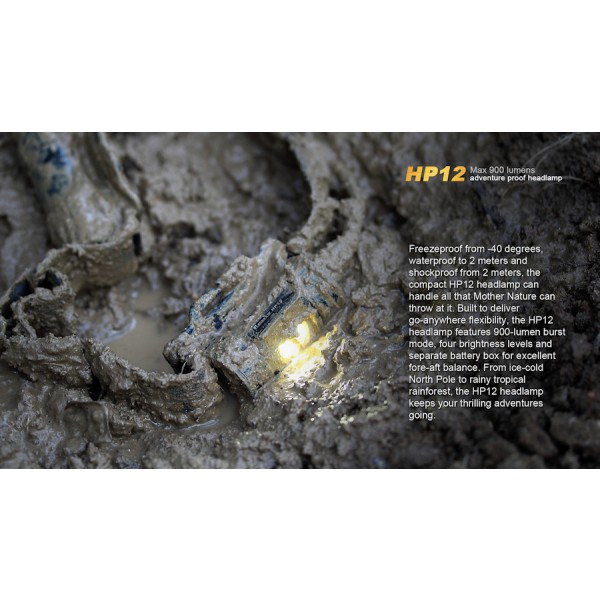 Lanterna LED frontala Fenix HP12