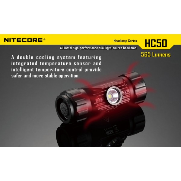 Lanterna LED frontala Nitecore HC50 