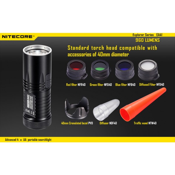 Lanterna LED Nitecore EA41 Pioneer