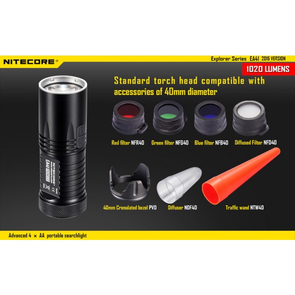 Nitecore EA41W Pioneer, Lanternă Led