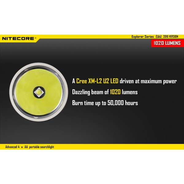 Nitecore EA41W Pioneer, Lanternă Led