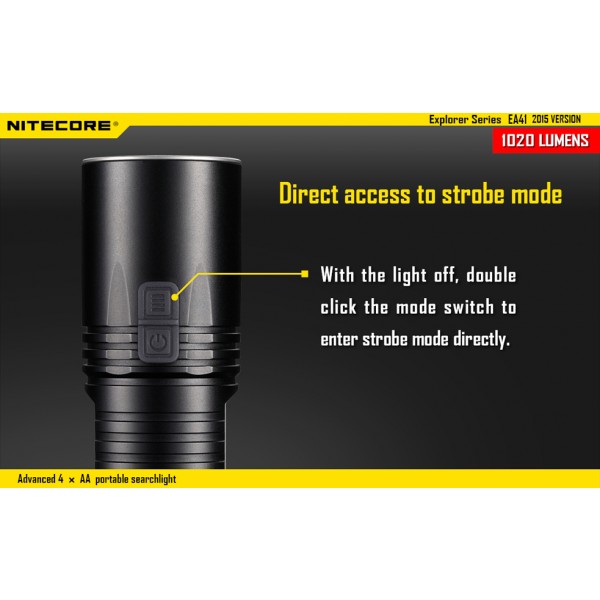Nitecore EA41W Pioneer, Lanternă Led