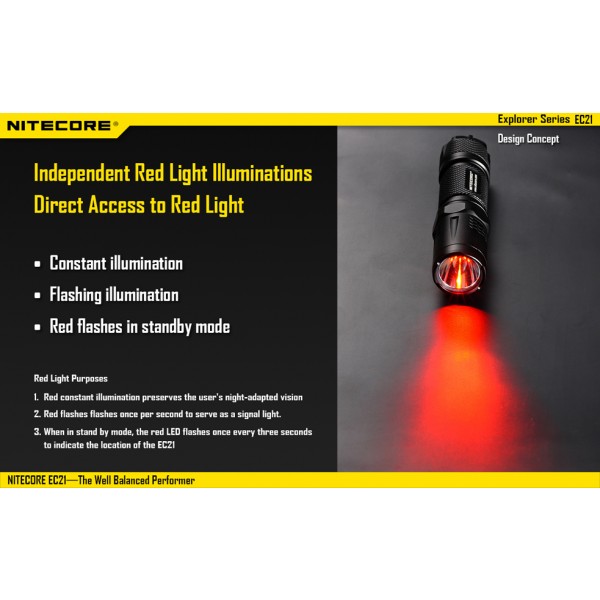 Lanterna LED Nitecore EC21 