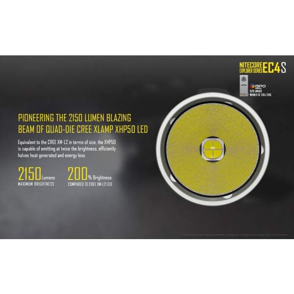 Lanterna LED Nitecore EC4s 