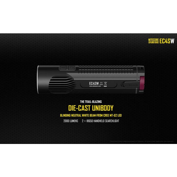 Nitecore EC4SW, Lanternă Led