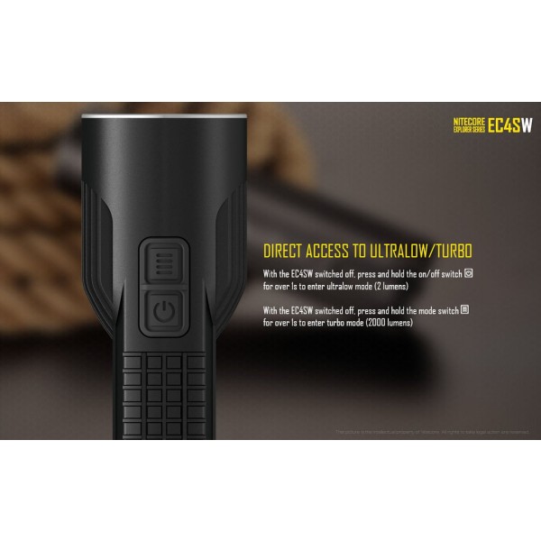 Nitecore EC4SW, Lanternă Led