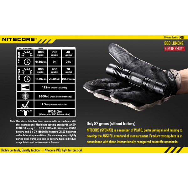lanterna led Nitecore P10