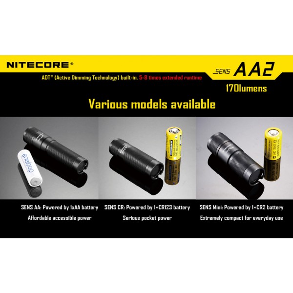 lanterna LED Nitecore SENS AA2