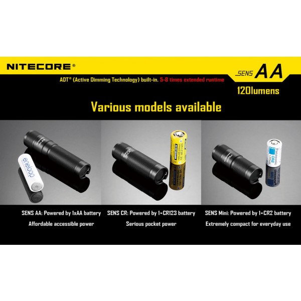 Lanterna LED Nitecore SENS AA