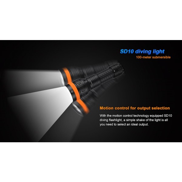 Lanterna LED pentru scufundari Fenix SD10 930 lumeni