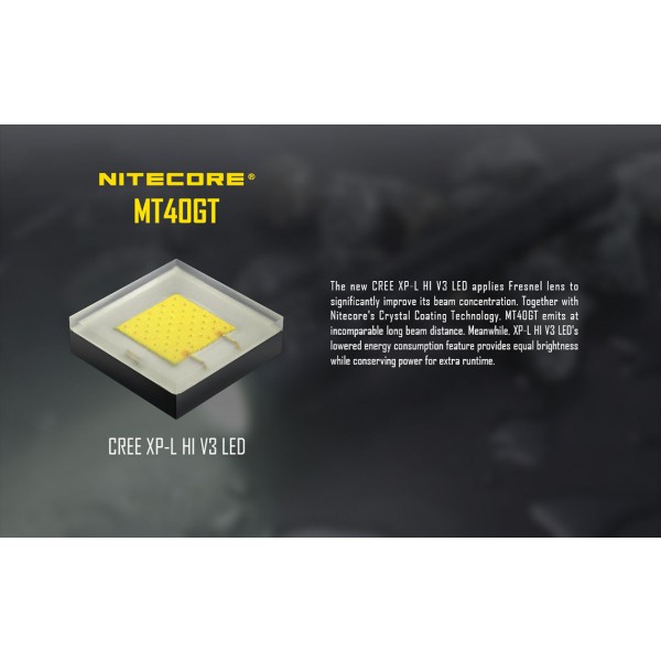 Lanternă LED Nitecore MT40GT
