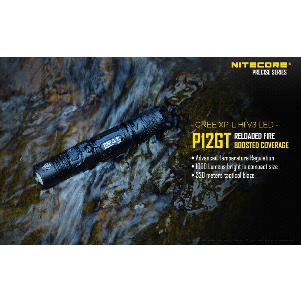 Lanterna LED profesionala Nitecore P12GT