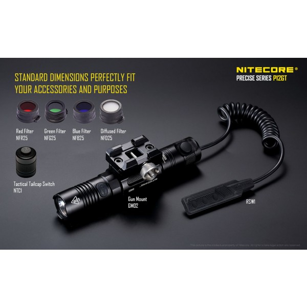 Lanterna LED profesionala Nitecore P12GT