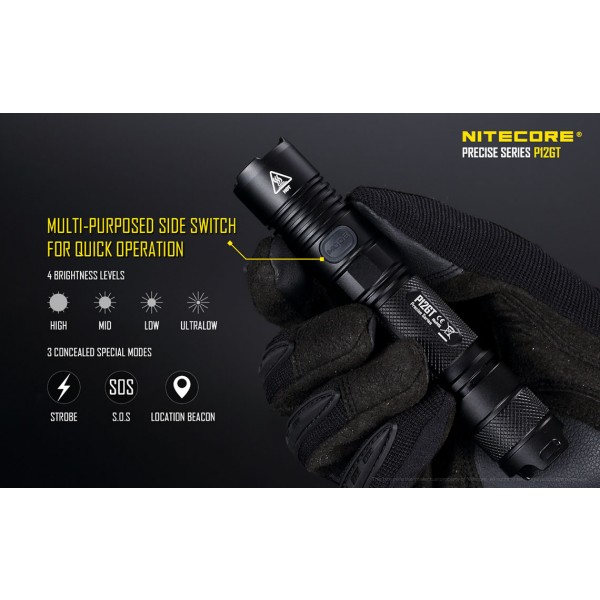 Lanterna LED profesionala Nitecore P12GT
