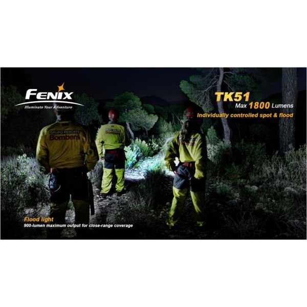 Lanterna Led Profesionala Fenix TK51 easylight.ro