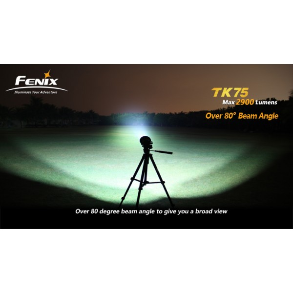 Lanterna LED profesionala Fenix TK75 3CREE XM-L2 (U2) 2900 lumeni