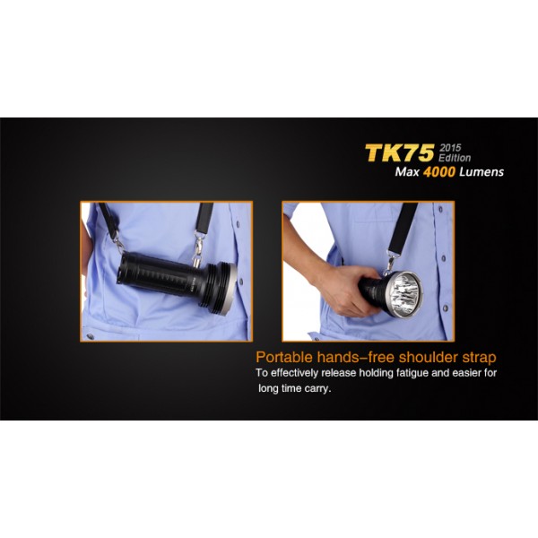 Lanterna LED profesionala Fenix TK75 Versiune 2015