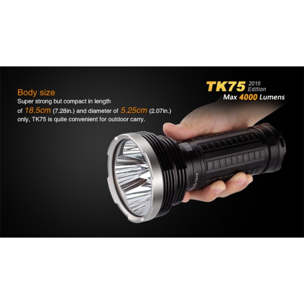 Lanterna LED profesionala Fenix TK75 Versiune 2015