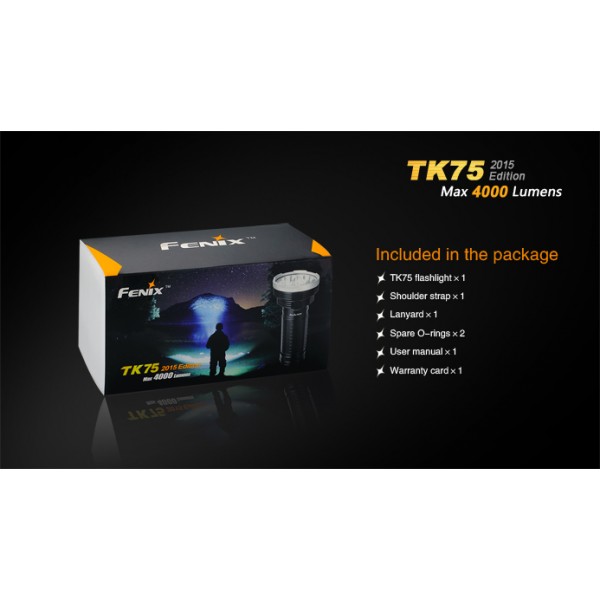 Lanterna LED profesionala Fenix TK75 Versiune 2015