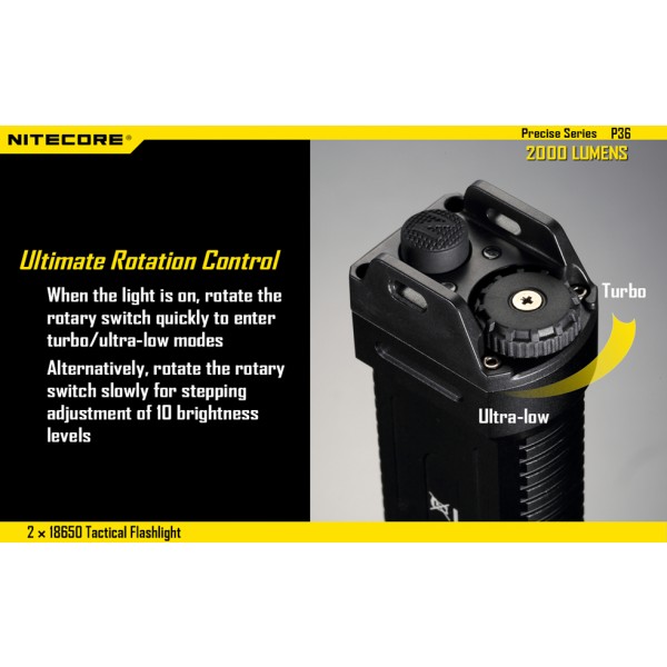 Lanterna Led profesionala Nitecore P36 