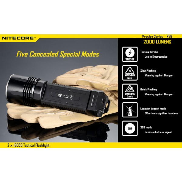 Lanterna Led profesionala Nitecore P36 