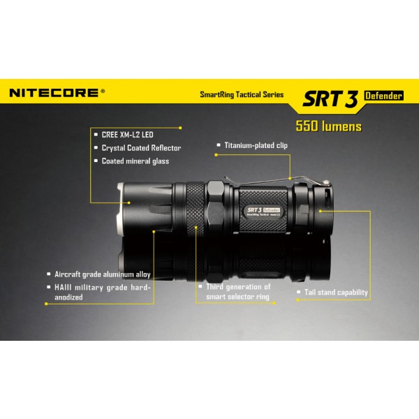 lanterna LED profesionala Nitecore SRT3