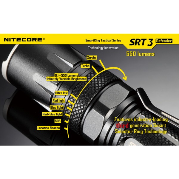 lanterna LED profesionala Nitecore SRT3