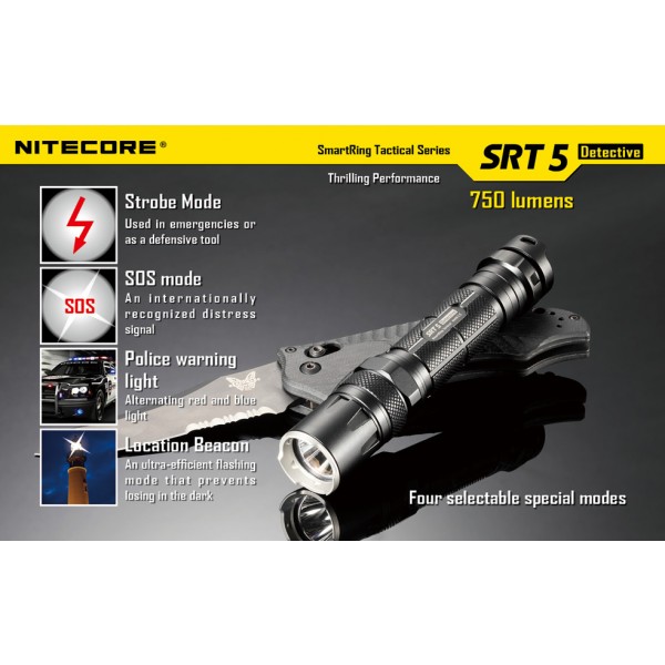 lanterna LED profesionala Nitecore SRT5
