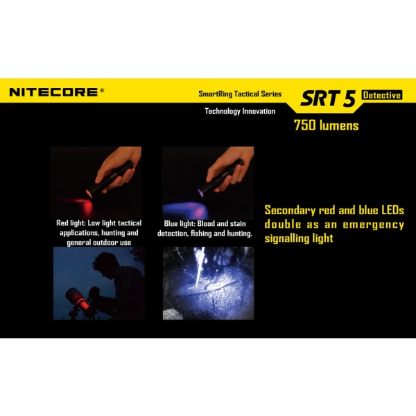 lanterna LED profesionala Nitecore SRT5