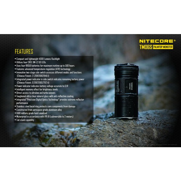 Lanterna LED profesionala Nitecore TM06s