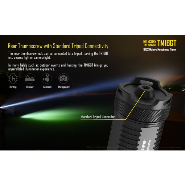 Nitecore TM16GT, Lanterna Led