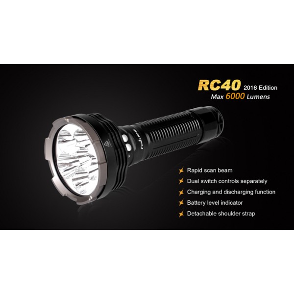 Lanterna LED reincarcabila Fenix RC40 versiune 2016