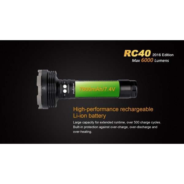 Lanterna LED reincarcabila Fenix RC40 versiune 2016