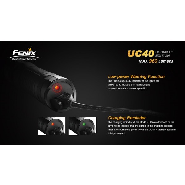 lanterna led reincarcabila Fenix UC40 UE