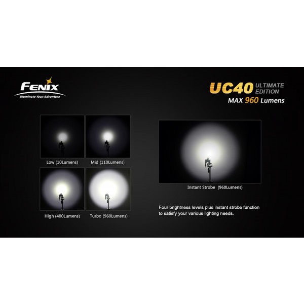 lanterna led reincarcabila Fenix UC40 UE