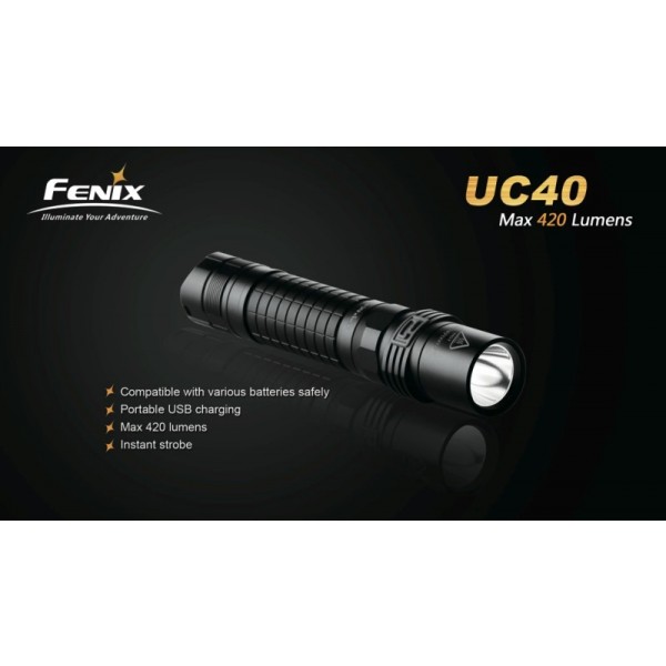 Lanterna LED reincarcabila Fenix UC40 XP-G2 R5  420 lumeni