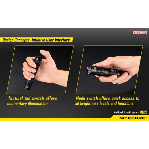 Nitecore MH12W, Lanternă Led #9