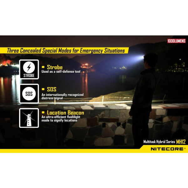 Lanterna LED reincarcabila Nitecore MH12