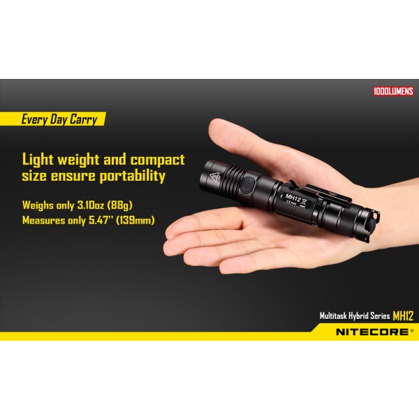 Nitecore MH12W, Lanternă Led #10